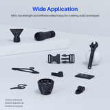 ELEGOO Tough Resin 3D Printer Resin with High Hardness, Low Viscosity, Low Shrinkage, Compatible with MSLA/LCD/DLP 3D Printers, Black 1000g ELEGOO