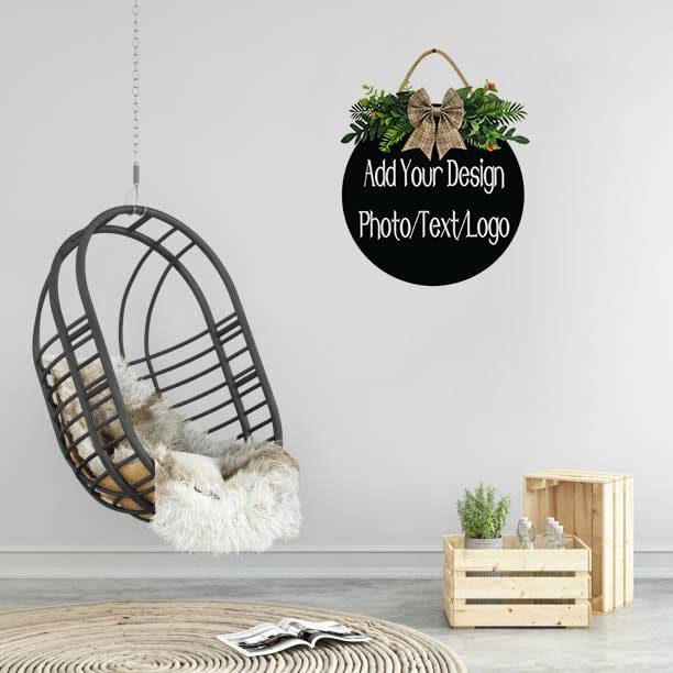 Personalized Custom Wood Signs, 12"x12" 11"x11" Customized Wooden Board Decoration Farmhouse Plank Decor, Personalized Door Signs, Custom Family Sign, Name Date, Custom Rustic Sign for Home KPSheng