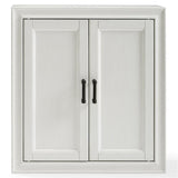 Pemberly Row Modern Wood Medicine Cabinet with Shelves in Vintage White Pemberly Row