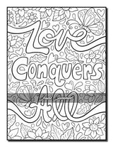 Positive Quotes: An Inspirational Coloring Book for Adults, Teens, and Kids with Positive Affirmations, Motivational Sayings, and More! (Inspirational Coloring Books) WoodArtSupply