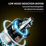 Woodskil 4.3A Belt Sander, 4 x 36 in. Belt & 6 in. Disc Sander, Double Dust Exhaust Port, Steel Base, 2Pcs Sandpapers Included Woodskil