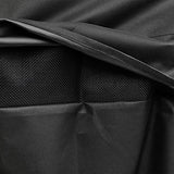 Kenmore 66 Inch Gas Grill Cover for Outdoor Grill, Universal BBQ Grill Cover for 6-Burner Gas Grill, Weatherproof, UV- and Fade-Resistant with Hook & Loop Straps, Black Kenmore