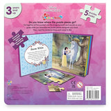 Disney Princess My First Puzzle Book - Jigsaw Puzzles for kids, 10-page board book, 5 puzzles to enjoy Phidal