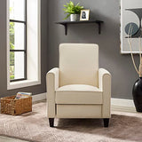 Naomi Home Landon Modern Reclining Accent Chair for Living Room | Recliner Chair with Enhanced Back Support, Wide Seat, Thick Cushioning | Recliner for Small Spaces