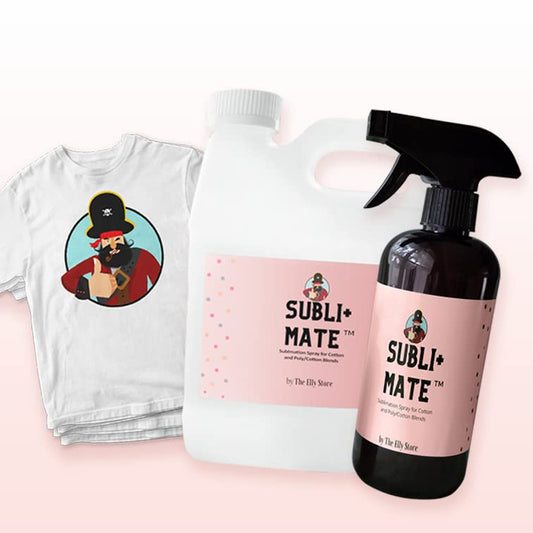 Sublimation Spray for Cotton and Cotton/Polyester Blends.32 oz. with Spray Bottle- Subli+Mate