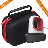 Aproca Case Compatible with Cricut EasyPress Mini Heat Press, Storage Portable Bag for Machine and Accessories -Black with Red Zipper (Case Only) Aproca