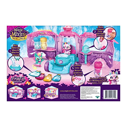 Magic Mixies Magic Potions Truck Playset. Transforms Into A Potion Shop. Create 3 Spells and Potion Surprises for Your Mixlings. Includes 1 Exclusive Mixling Magic Mixies
