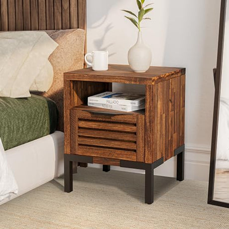 Bme, Millie Rustic Side Table, Rustic Chestnut Bme