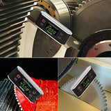 Inclinometer, RISEPRO® Digital Protractor Angle Finder Level Inclinometer Magnetic V-Groove 0~360 degree with Backlight 82413B RISEPRO