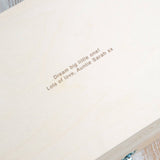 Personalized Baptism Keepsake Box - Baptism Gifts for Baby Girl or Boy - Engraved Wooden Keepsake - Memory Box Dust and Things