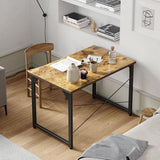 CubiCubi Computer Desk, 32 inch Small Home Office Desk for Small Spaces, Modern Simple Style for Home, Office, Study, Writing, Deep Brown CubiCubi