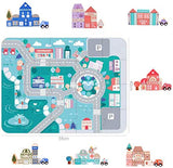 Wooden Building Blocks Set, City Construction Stacker Stacking Preschool Learning Educational Toys, Toddler Toys for 3+ Year Old Boy and Girl Gifts Migargle