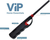 12 Pack - VIP Home Essentials Handi Flame BBQ Grill Click Stick Lighter Refillable Candle Fireplace Kitchen Stove Wind Resitent Long Stem VIP Home Essentials