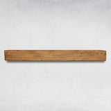 Fireplace Mantel, Rustic, Shelf, Floating Mantle, Real Wood, Beam, URBANDI (Brown, 60Lx6Hx8D) WoodArtSupply