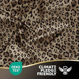 Martex Elegance 3-Piece Satin Sheets - Twin Size Luxury Hotel Quality Set - Leopard Print, Silky Soft & Smooth Martex