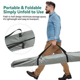 YITAHOME 12x12ft Camping Gazebo, Portable Pop Up Canopy Outdoor Screen Tent 6 Sided with Mesh Windows and Carry Bag for Camping, Picnic, Backyard Party Outside Activities, Gray YITAHOME