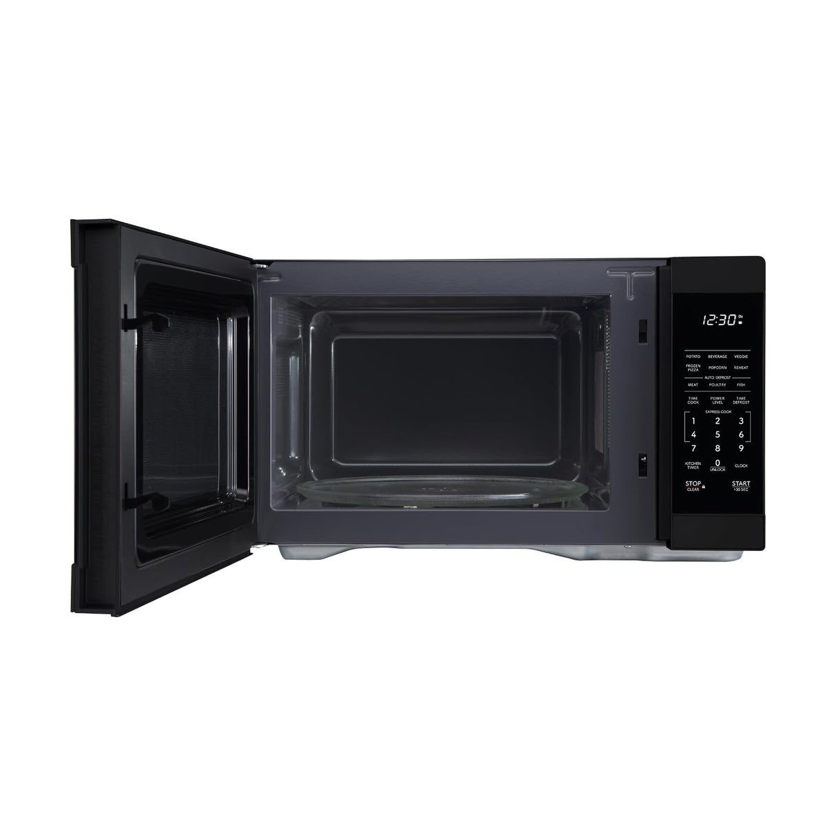 SHARP SMC1161KB Oven with Removable 12.4" Carousel Turntable, Cubic Feet, 1000 Watt Countertop Microwave, 1.1 CuFt, Black Sharp