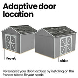 Handy Home Products Astoria 12x20 Do-It-Yourself Wooden Storage Shed Brown Handy Home Products