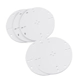 ZAWAYINE 5-Tier 360° Rotating White Bookshelf for Stylish Storage and Display ZAWAYINE