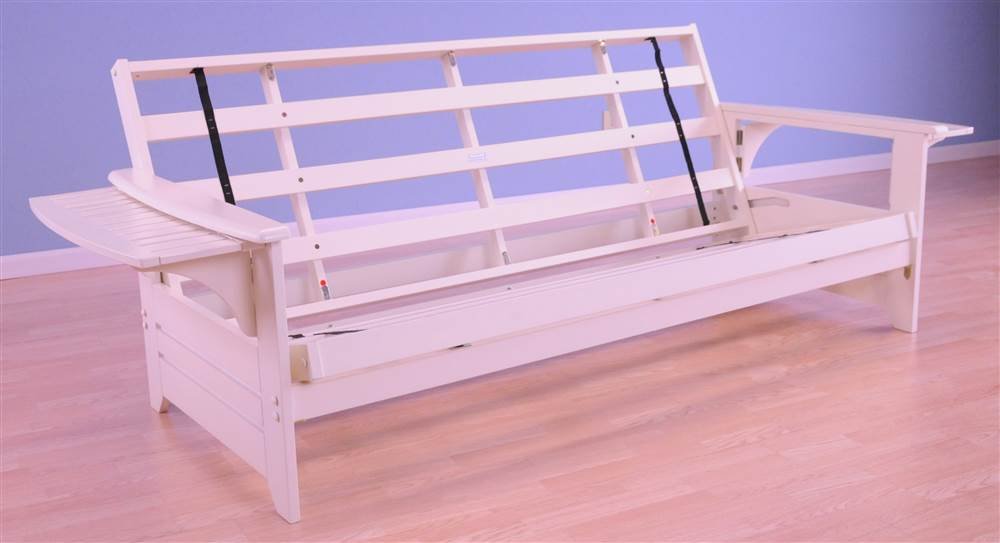 Kodiak Furniture Phoenix Full-Size Traditional Hardwood Frame in Antique White Kodiak Furniture