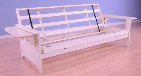 Kodiak Furniture Phoenix Full-Size Traditional Hardwood Frame in Antique White Kodiak Furniture