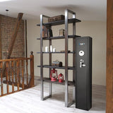 Barska Quick and Easy Access Biometric Rifles, Firearms and Long Guns Safe for Home, Removable Shelf, Optional Silent Mode, 1.83 Cubic Ft BARSKA