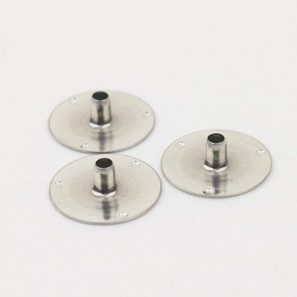 EricX Light 200pcs 20mm Metal Candle Wick Sustainer Tabs,for Candle Making,Candle DIY EricX Light