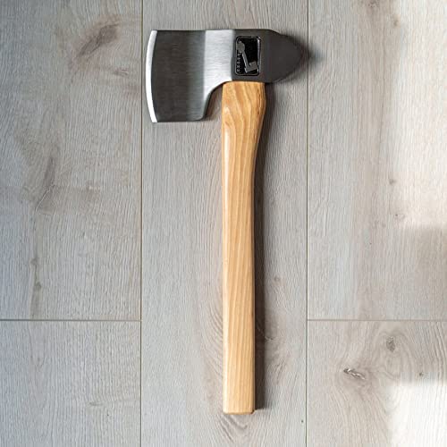 King of Diamonds Throwing Axe: World Axe Throwing League Premium Competition Throwing Axe, WATL Throwing Hatchet with Round Hickory Wooden Handle (Round Handle) WATL