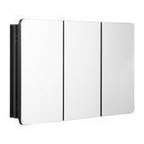 VEVOR Medicine Cabinet, 25.5 x 40 inch, Medicine Cabinet for Bathroom with Mirror, Aluminum Frame Bathroom Wall Cabinet, 4-Layer Adjustable Shelves, Recessed & Wall-Mounted Installation VEVOR