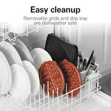 Hamilton Beach Belgian Waffle Maker with Removable PFAS-Free Durathon Nonstick Coated Plates, Easy Flip, Ceramic Grids, Black (26031) Hamilton Beach