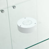 Yoluckea Glass Cabinet with LED Light, 4 Shelves Glass Display Cabinet w/2 Doors,Floor Standing Clear Glass Curio Cabinet Collection Display Cabinet for Living Room Bedroom 64.7” x 31.7” x 14.3” White Yoluckea