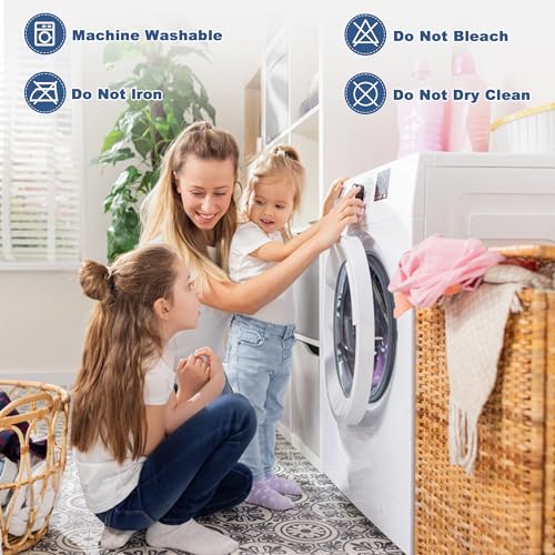 GRT Full Mattress Protector Waterproof, 100% Waterproof Quilted Fitted Mattress Pad, Noiseless Hollow Cotton Mattress Cover, fits up to 18" Deep, Dust Proof White GRT