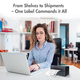 Bluetooth Thermal Shipping Label Printer: 4x6 Wireless Label Maker with Tape for Small Business - Compatible with iPhone, Android, Windows & Mac, Widely Used for USPS UPS Amazon Shopify Etsy