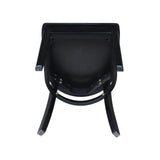 International Concepts Emily Chair Black IC International Concepts