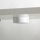 Maotifeys 64" Glass Cabinet, 4 Shelves Glass Display Cabinet with LED Lights, Glass Storage Cabinet with 2 Doors, Curio Cabinet Toy Organizers Rack, Display Shelf, Kids Bookshelf for Bedroom, White Maotifeys