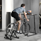 VTORY Adjustable Standing Desk for Walking Pad Treadmill, for Cycling/Bike, Workstation Standing Desk for Cycling, Trainer Stand Table for Indoor,Treadmill Desk Attachment,Bar for Walking Pad,Black VTORY
