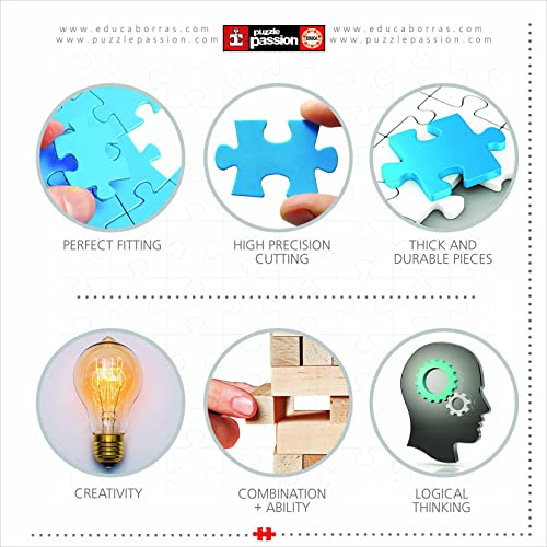 4,000 Piece Puzzle - The World Map Educa