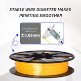 RAMBERY 3D Printer Filament Silk PLA Filament 1.75mm Silver Gold Copper Grey, 200g x 4 Spools Shiny Metallic 3D Printing Filament Dimensional Accuracy +/- 0.03 mm RAMBERY