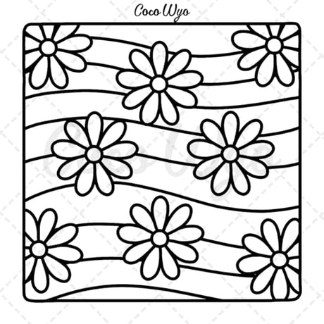 Comfy Patterns: Coloring Book for Adults and Kids, Bold and Easy, Simple and Big Designs for Relaxation Featuring Lovely Cozy Pattern and Mandala (Bold & Easy Coloring) Coco Wyo LLC