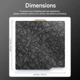 YOOPAI Double-Sided PEI+PEO Build Plate for Bambu Lab 3D Printer, 257x257mm 3D Printer Bed for Bambu Lab A1 X1 X1C/P1P/P1S 3D Printers YOOPAI