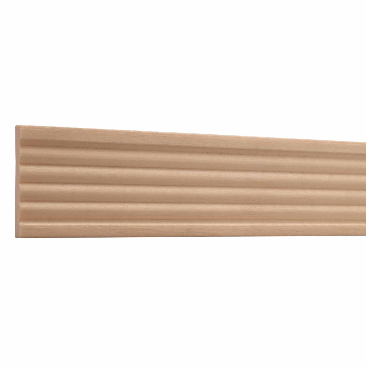 1821-4FTWHW Unfinished White Hardwood Beaded Casing Moulding - WoodArtSupply