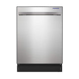 SHARP Slide-In Dishwasher, Stainless Steel Finish, 24" Wide, Soil Sensors, Premium White LED Interior Lighting, Smooth Glide Rails, Heated Dry Option, Responsive Wash Cycles, Power Wash Zone Sharp