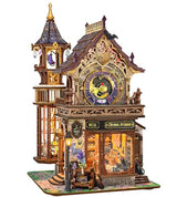 DIY Miniature House Kit, Book Nook Mini House Bookshelf Decor 3D Wooden Puzzle for Adults, Birthday Gift for Family, Friends - Time Magic Club