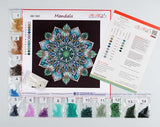 AllAboutEmbroideryUA Bead Embroidery kit Mandala AB-1001 Beaded Cross Stitch kit
