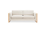 Christopher Knight Home Bricez 79" Sofa Couch, Cozy Upholstered 3-Seater Sofa, Oversized Loveseat, Comfy Fabric Couches for Living Room and Office, Modern Couch and Sofa, Wooden Frame, White Christopher Knight Home