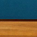 Christopher Knight Home Alice Outdoor 5 Piece Acacia Wood Sofa Set, Teak Finish, Dark Teal Christopher Knight Home