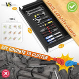 Pelnuies 60" Work Bench with Wheels, Adjustable Height Workbench with Drawers, Heavy-Duty Thick Wood Work Table with Power Outlets, 2000 LBS Capacity Workstation for Garage, Workshop, Office, Home Pelnuies