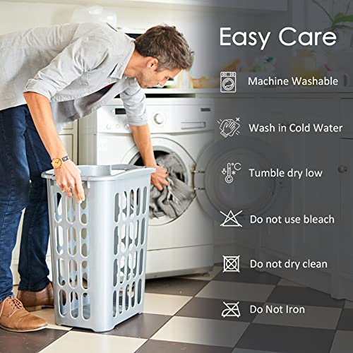 Waterproof Mattress Protector Queen, Fitted Sheet Style Breathable Mattress Cover with Deep Pocket Fits Up to 18'', Machine Washable Noiseless Bed Cover for Kids Adults Pets (Dark Gray, 60'' X 80'') ohano