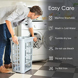Waterproof Mattress Protector Queen, Fitted Sheet Style Breathable Mattress Cover with Deep Pocket Fits Up to 18'', Machine Washable Noiseless Bed Cover for Kids Adults Pets (Dark Gray, 60'' X 80'') ohano