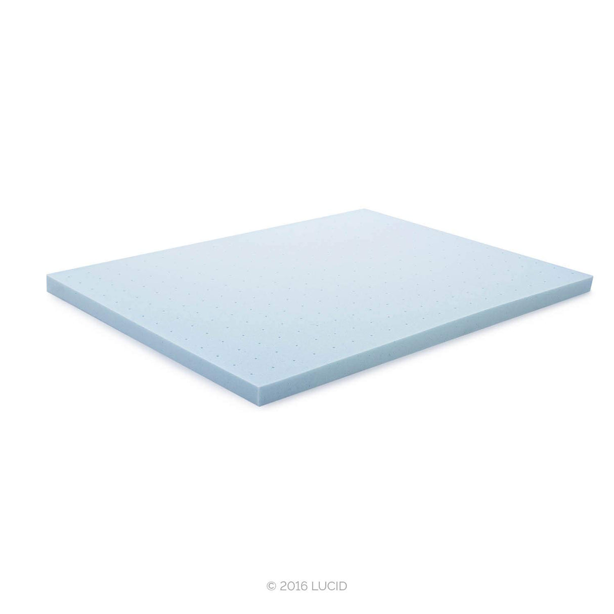 LUCID 3-inch Ventilated Gel Memory Foam Mattress Topper - Twin LUCID